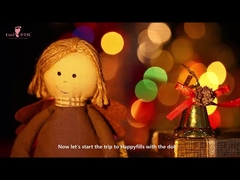 Huggable 요정 견면 벨벳 인형 PP 면 사랑스러운 곰 장난감 29 x 20cm