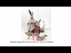 우호적인 100% 면 소프트 호화로운 장난감 23 센티미터 유기적 부드러운 회색 곰 장난감 지구