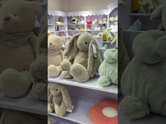 호화로운 유아 신발 편안한 안전한 아기 유아 발가락 토끼 머리 신발